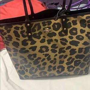 Like new reversible Coach tote